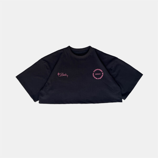 CROP TOP A.C.T. - BLACK