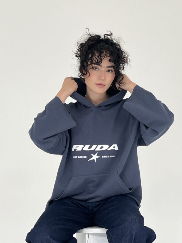HOODIE GRIS AZUL - NOT BASICS - Image 3