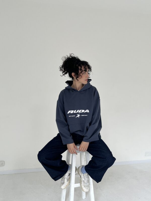HOODIE GRIS AZUL - NOT BASICS - Image 4